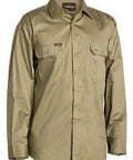 Bisley Workwear Work Wear BISLEY WORKWEAR COOL LIGHTWEIGHT DRILL SHIRT LONG SLEEVE BS6893