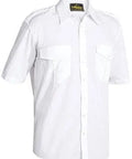 Bisley Workwear Work Wear BISLEY WORKWEAR EPAULETTE SHIRT SHORT SLEEVE B71526