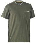 Bisley Workwear Work Wear BISLEY WORKWEAR FLEX & MOVE™ COTTON V NECK TEE SHORT SLEEVE BK1933