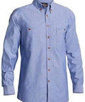 Bisley Workwear Work Wear BLUE (BWED) / S BISLEY WORKWEAR long sleeve chambray shirt B76407