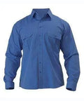 Bisley Workwear Work Wear BLUE (BBYD) / S BISLEY WORKWEAR METRO SHIRT - LONG SLEEVE  BS6031