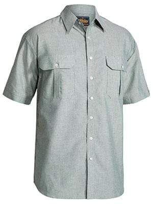 Bisley Workwear Work Wear BISLEY WORKWEAR OXFORD SHIRT SHORT SLEEVE BS1030