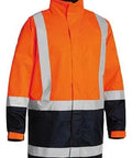 Bisley Workwear Work Wear BISLEY WORKWEAR TAPED HI VIS RAIN SHELL JACKET BJ6966T