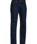 Bisley Workwear Work Wear DENIM (BTWB) / 8 BISLEY WORKWEAR WOMENS ROUGH RIDER DENIM STRETCH JEAN BPL6712