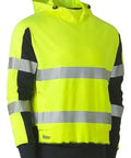 Bisley Workwear Worl Wear Bisley TAPED HI VIS STRETCHY FLEECE HOODIE BK6815T