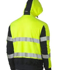 Bisley Workwear Worl Wear Bisley TAPED HI VIS STRETCHY FLEECE HOODIE BK6815T