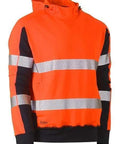 Bisley Workwear Worl Wear Bisley TAPED HI VIS STRETCHY FLEECE HOODIE BK6815T