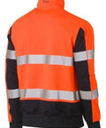 Bisley Workwear Worl Wear Bisley TAPED HI VIS STRETCHY FLEECE ZIP PULLOVER BK6817T