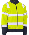 Bisley Taped Two Tone Hi Vis Bomber Jacket BJ6730T Metro Workwear.