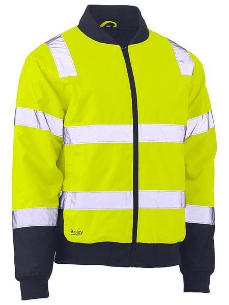 Bisley Workwear Worl Wear Bisley TAPED TWO TONE HI VIS BOMBER JACKET BJ6730T