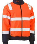 Bisley Taped Two Tone Hi Vis Bomber Jacket BJ6730T Metro Workwear.