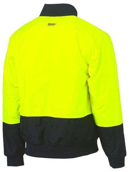 Bisley Workwear Worl Wear Bisley TWO TONE HI VIS BOMBER JACKET BJ6730