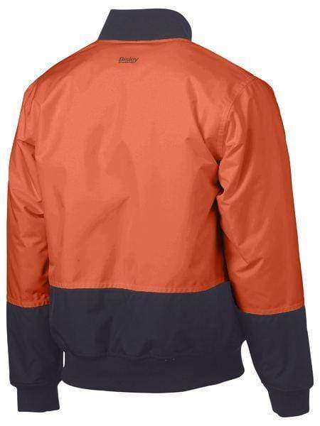 Bisley Workwear Worl Wear Bisley TWO TONE HI VIS BOMBER JACKET BJ6730