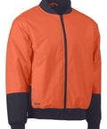 Bisley Workwear Worl Wear Orange/Navy / XS Bisley TWO TONE HI VIS BOMBER JACKET BJ6730