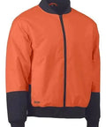 Bisley Two Tone Hi Vis Bomber Jacket BJ6730 Metro Workwear.