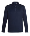 Biz Care Active Wear Navy Solid / XS Biz Collection Monterey Mens Top SW931M