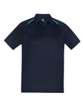 Biz Care Casual Wear Navy/Teal / S Biz Collection Academy Mens Polo P012MS