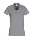 Biz Care Casual Wear Silver / 8 Biz Collection Byron Ladies Polo P011LS