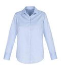 Biz Care Corporate Wear Blue / 6 Biz Collection Camden Ladies L/S Shirt S016LL