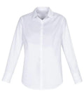 Biz Care Corporate Wear White / 6 Biz Collection Camden Ladies L/S Shirt S016LL