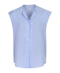 Biz Care Corporate Wear Ice Blue / 6 Biz Collection Lily Ladies S/S Blouse S013LS