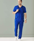 Biz Care Mens V-Neck Nurse Scrub Top CST945MS - Simply Scrubs Australia