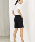 Biz Care Womens Comfort Waist Cargo Short CL957LS - Simply Scrubs Australia