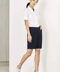 Biz Care Womens Comfort Waist Cargo Short CL957LS - Simply Scrubs Australia