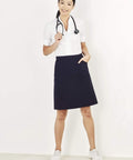 Biz Care Womens Comfort Waist Cargo Doctor Nurse Skirt CL956LS - Simply Scrubs Australia