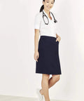 Biz Care Womens Comfort Waist Cargo Doctor Nurse Skirt CL956LS - Simply Scrubs Australia