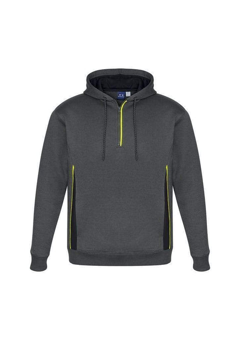 Biz Collection Active Wear Grey/Black/Fluoro Yellow / XS Biz Collection Adult’s Renegade Hoodie SW710M