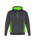 Biz Collection Active Wear Grey/Fluoro Lime/Silver / XS Biz Collection Adult’s Renegade Hoodie SW710M