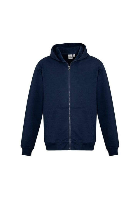 Biz Collection Active Wear Navy / 4 Biz Collection Kid’s Crew Zip Hoodie SW762K