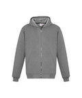 Biz Collection Active Wear Grey Marle / 4 Biz Collection Kid’s Crew Zip Hoodie SW762K