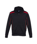 Biz Collection Active Wear Black/Red / 4 Biz Collection Kid’s United Hoodie SW310K