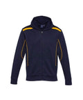 Biz Collection Active Wear Navy/Gold / 4 Biz Collection Kid’s United Hoodie SW310K