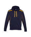 Biz Collection Active Wear Navy/Gold / S Biz Collection Men’s United Hoodie Sw310m