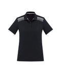 Biz Collection Casual Wear 6 / Black/White Biz Collection Galaxy Ladies Polo P900LS