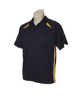 Biz Collection Casual Wear Navy/Gold / 4 Biz Collection Kid’s Splice Polo P7700B