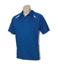 Biz Collection Casual Wear Royal/White / 4 Biz Collection Kid’s Splice Polo P7700B