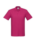 Biz Collection Casual Wear Fuchsia / S Biz Collection Men’s Crew Polo P400MS