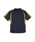 Biz Collection Casual Wear Navy/Gold / S Biz Collection Men’s Flash Tee T3110