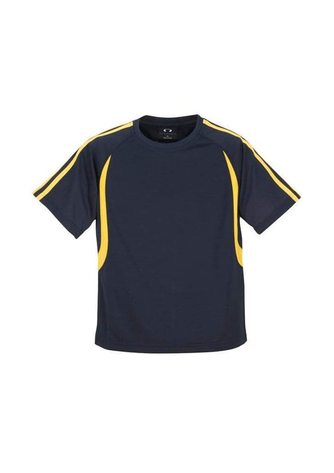 Biz Collection Casual Wear Navy/Gold / S Biz Collection Men’s Flash Tee T3110