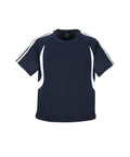 Biz Collection Casual Wear Navy/White / S Biz Collection Men’s Flash Tee T3110