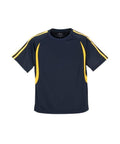 Biz Collection Casual Wear Navy/Gold / S Biz Collection Men’s Flash Tee T3110