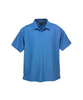 Biz Collection Casual Wear Azure Blue / S Biz Collection Men’s Micro Waffle Polo P3300