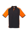 Biz Collection Casual Wear Black/Orange/White / S Biz Collection Men’s Nitro Polo P10112