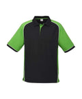 Biz Collection Casual Wear Black/Green/White / S Biz Collection Men’s Nitro Polo P10112