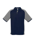 Biz Collection Casual Wear Navy/Grey/White / S Biz Collection Men’s Nitro Polo P10112