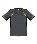 Biz Collection Casual Wear Grey/Black/Fluoro Yellow / S Biz Collection Men’s Renegade Tee T701MS